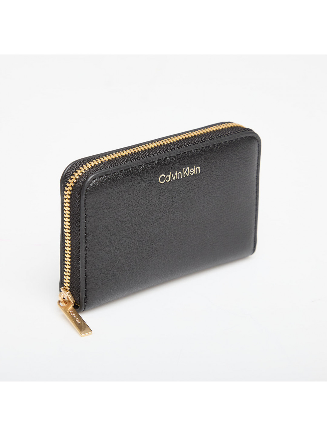 Peněženka Calvin Klein Foil Logo Medium Zip Around Black Universal